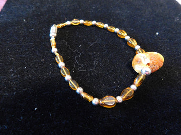 Baltic Amber with Citrine Bracelet