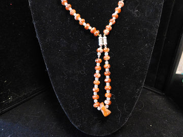 Baltic Amber with Carnelian Necklace